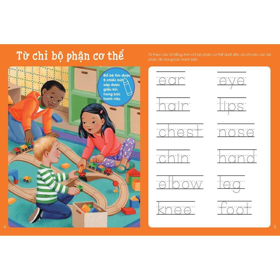Sách The Big Fun Activity Book Pre K-A và Pre K-B Sẵn Sàng Cho Bé Tới Trường ( Bộ 2 cuốn, 2 - 4 tuổi )