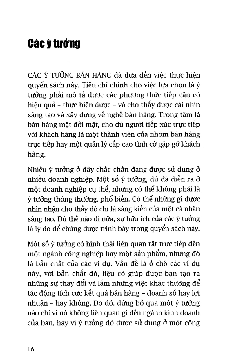 100 Ý Tưởng Bán Hàng Tuyệt Hay