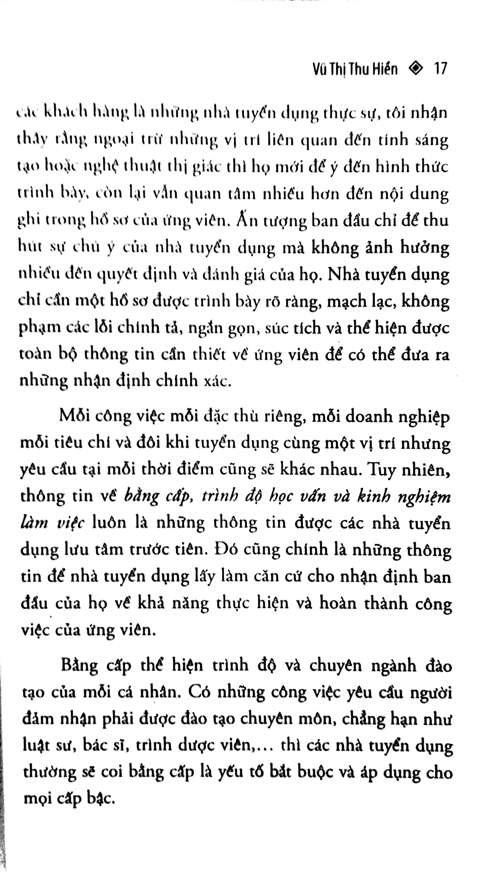 Những Yếu Tố Nhà Tuyển Dụng Quan Tâm