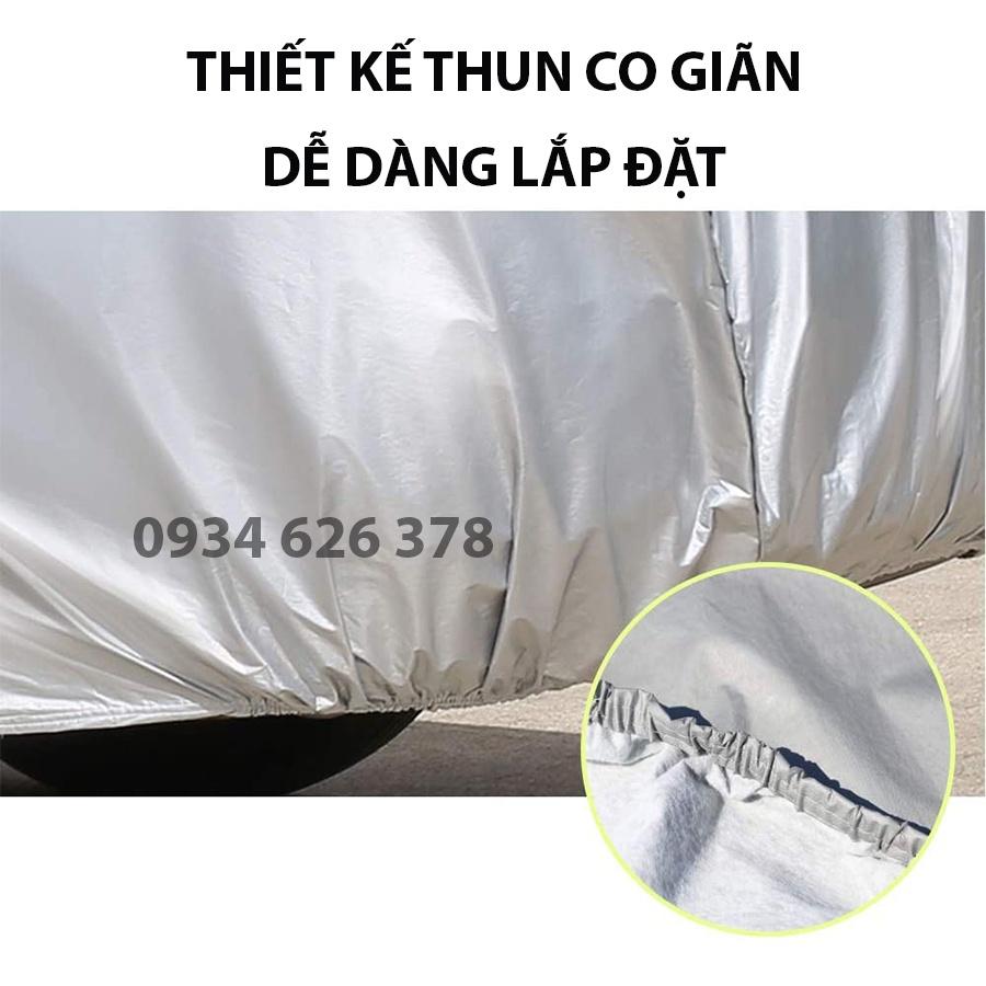 Bạt phủ xe ô tô Suzuki XL7 3 lớp tráng bạc thông minh, chất liệu vải dù oxford cao cấp, áo chùm bảo vệ xe 4,5,7 chỗ