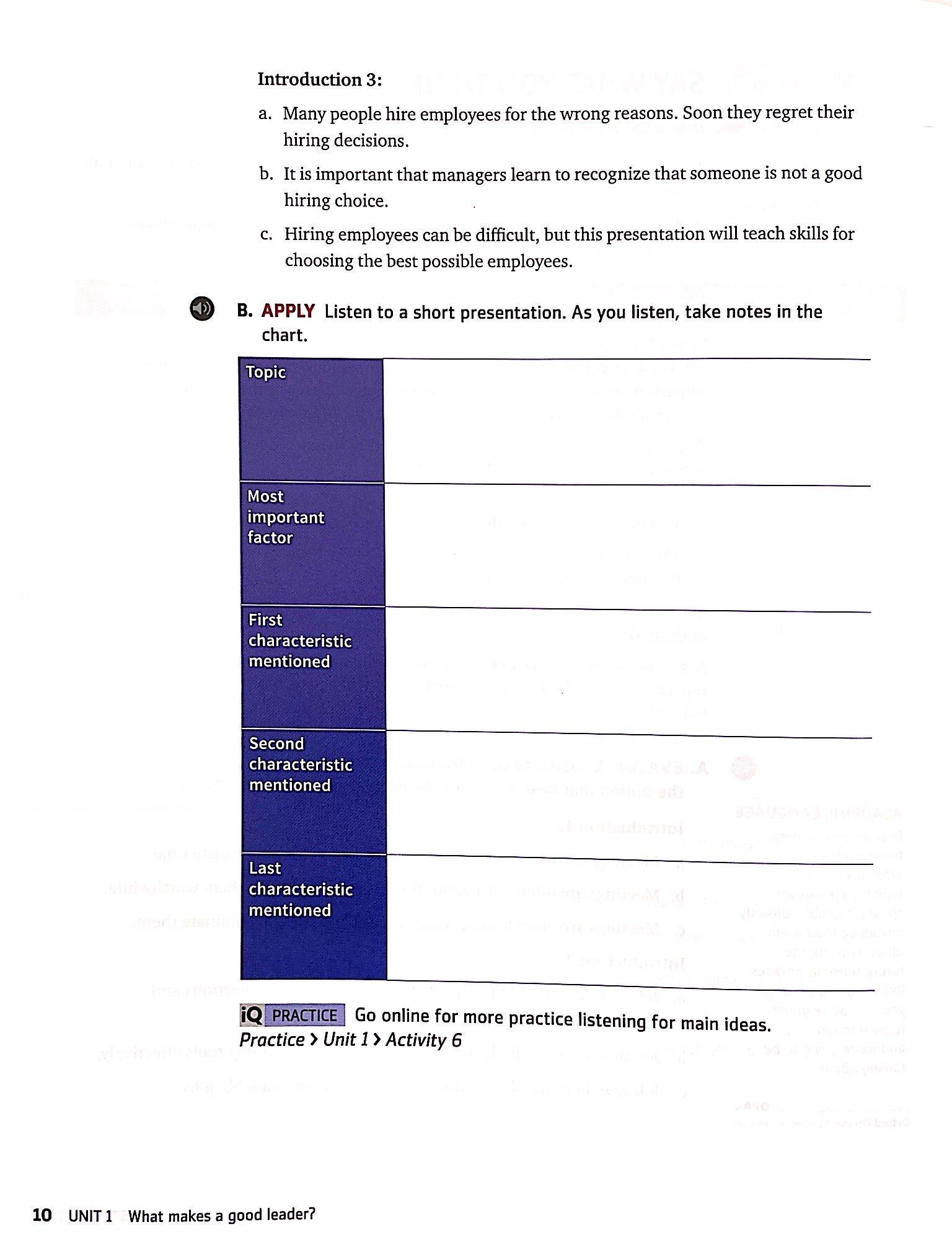 Q: Skills For Success: Level 4: Listening And Speaking Student Book With iQ Online Practice - 3rd Edition