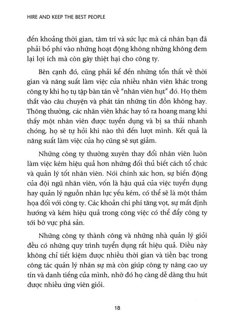 Bí Quyết Tuyển Dụng & Đãi Ngộ Người Tài (Tái Bản)