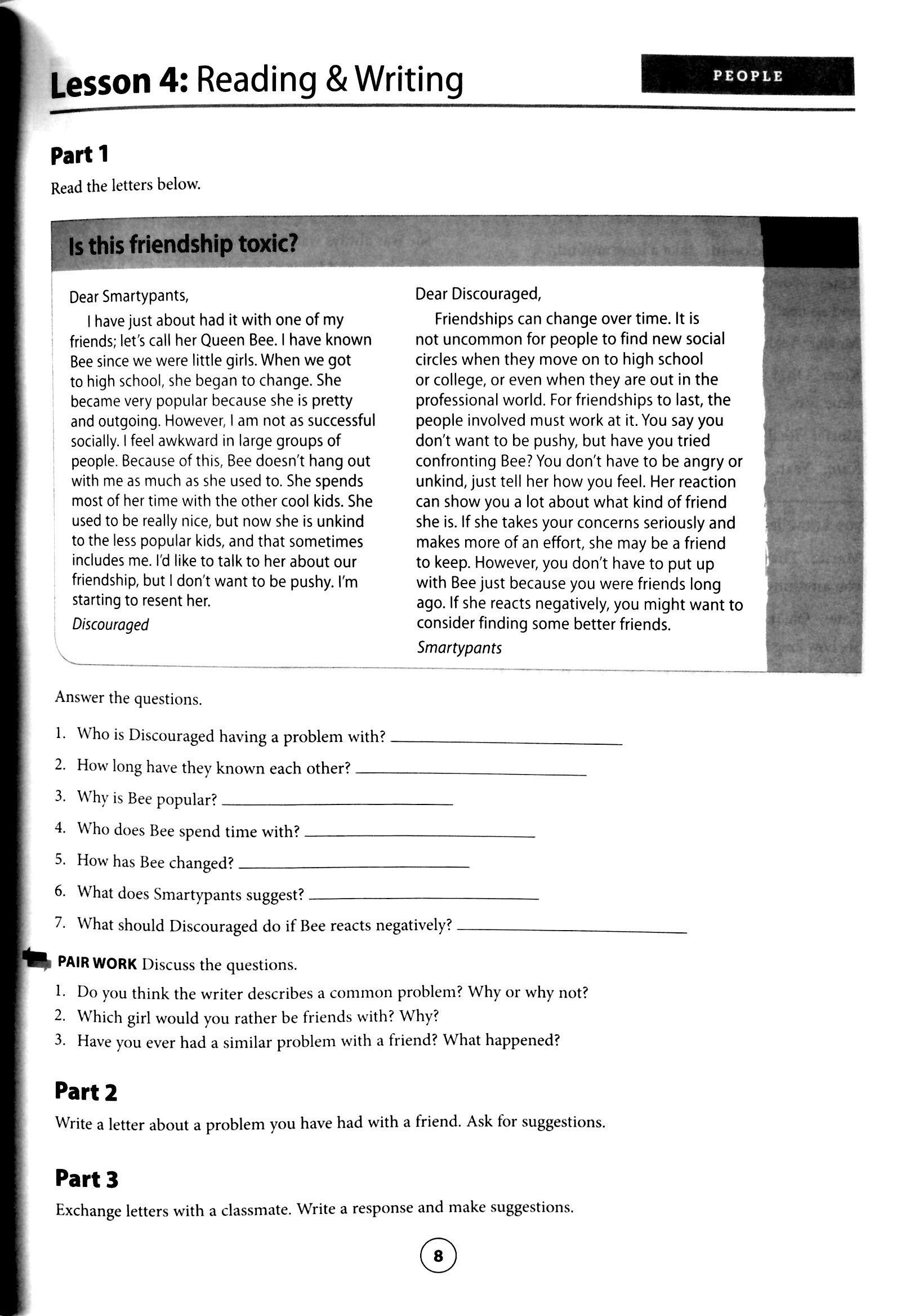 Speak Now 4 Workbook
