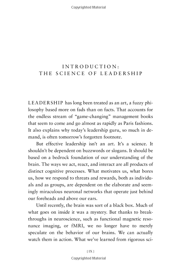 The Leading Brain