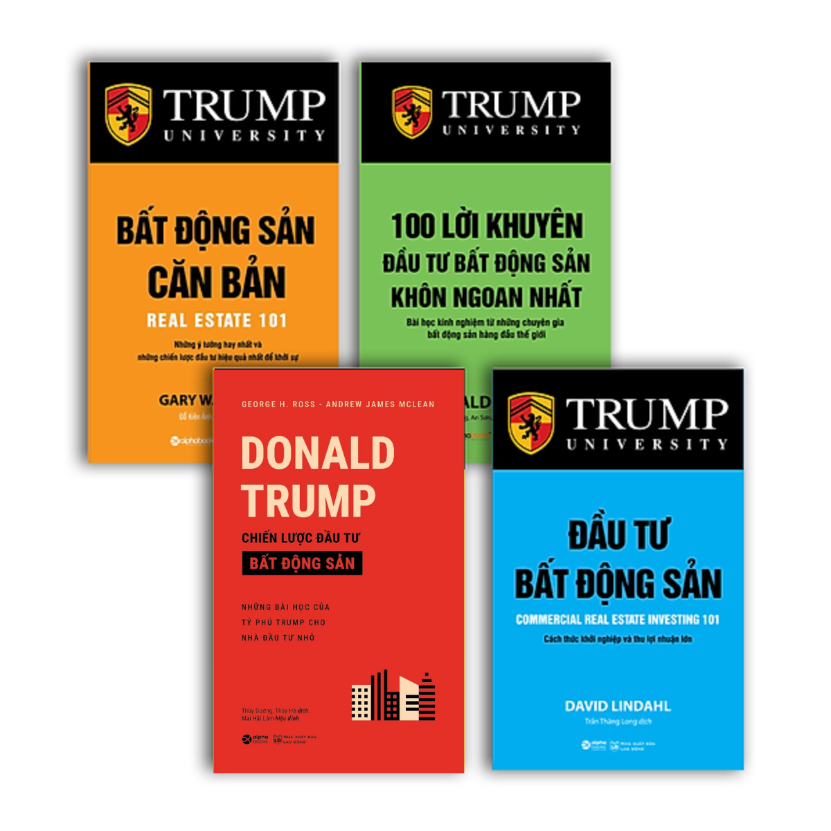 Combo 4 cuốn sách kinh tế tâm đắc nhất: Bất Động Sản Căn Bản + Marketing Căn Bản + Donald Trump - Chiến Lược Đầu Tư Bất Động Sản + Đầu Tư Bất Động Sản( Tặng kèm bookmark Happy Life)