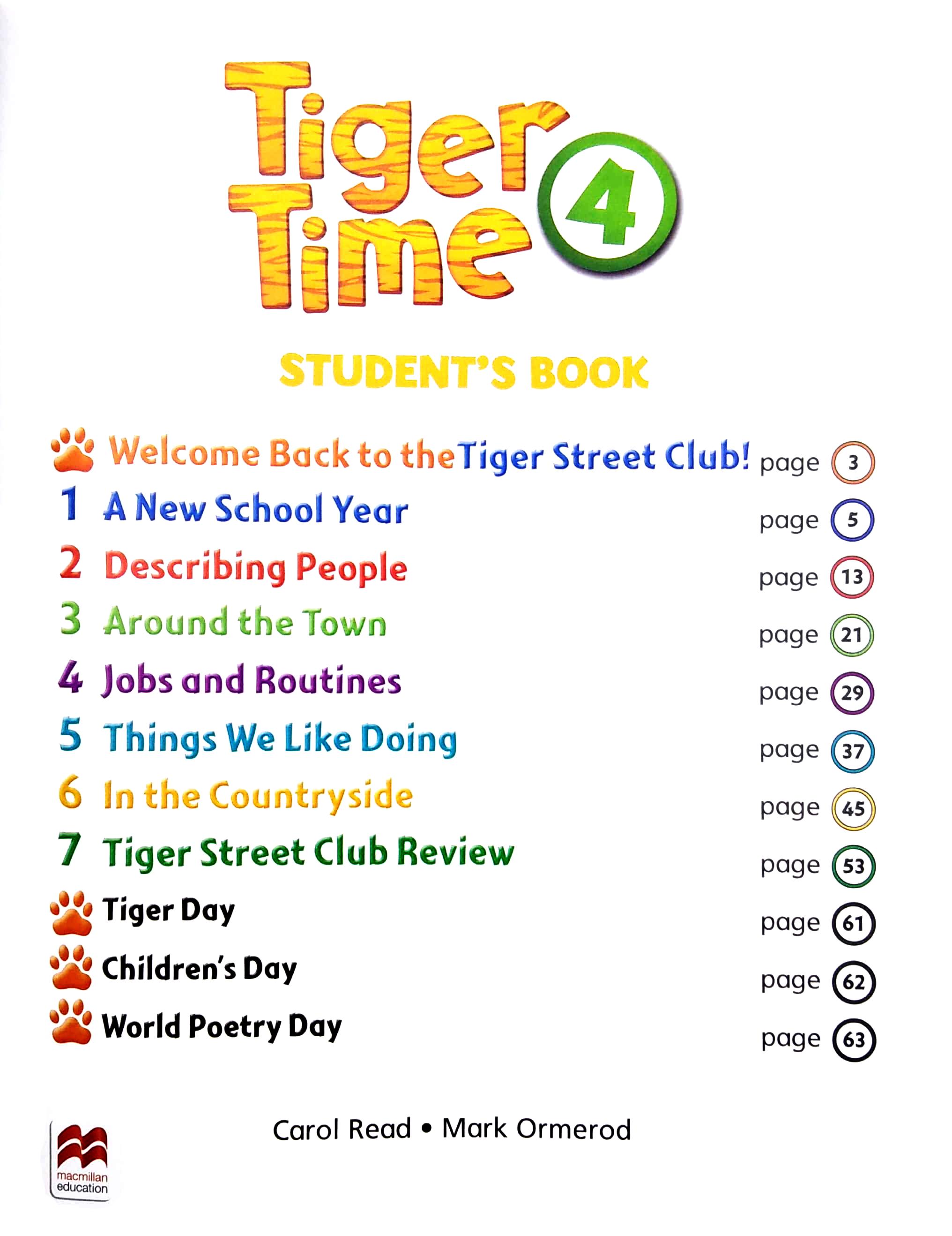 Tiger Time Level 4 Student Book + eBook Pack