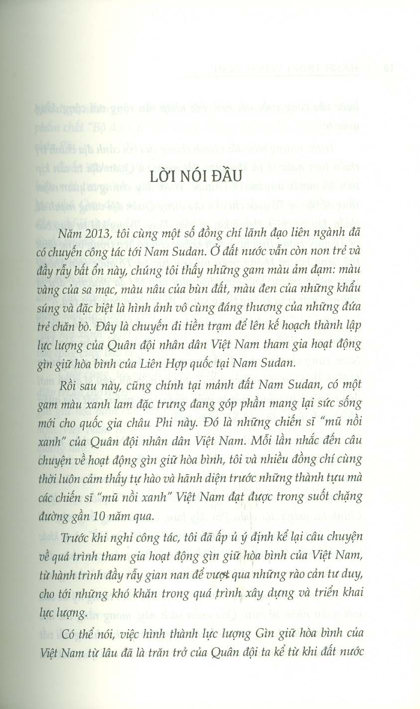 Hồi ức Hành trình vì hòa bình - Nguyễn Chí Vịnh