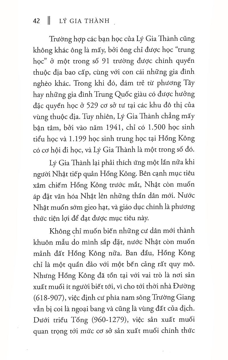 Lý Gia Thành – “Ông Chủ Của Những Ông Chủ” Trong Giới Kinh Doanh Hồng Kông (Tái Bản)
