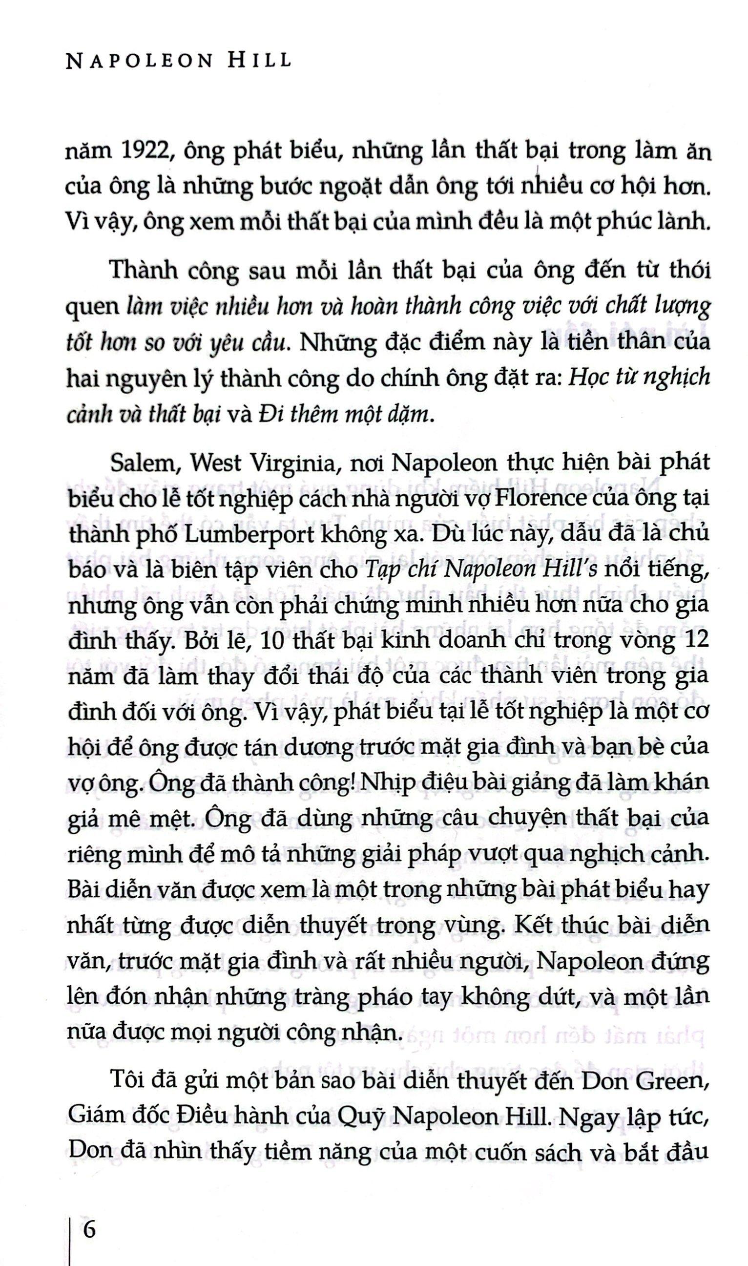Tư Duy Làm Giàu - Những Bài Nói Chuyện Bất Hủ Của Napoleon Hill (Tái Bản)