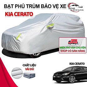 [KIA CERATO] Bạt phủ trùm xe ô tô Kia Cerato , bạt vải dù Oxford đậy bao trùm xe oto 5 chỗ , áo trùm bảo vệ xe hơi