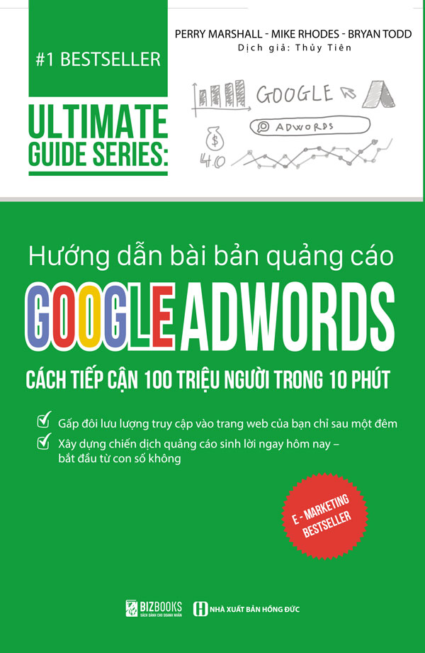 Bộ 5 cuốn sách DL Utimate Guide Series: Hướng dẫn bài bải tối ưu hóa chỉ số Pay – per – Click cho doanh nghiệp + Hướng dẫn bài bản quảng cáo google adwords: Cách tiếp cận 100 triệu người trong 10 phút | Ultimate Guide Series + Ultimate Guide Series: Hướn