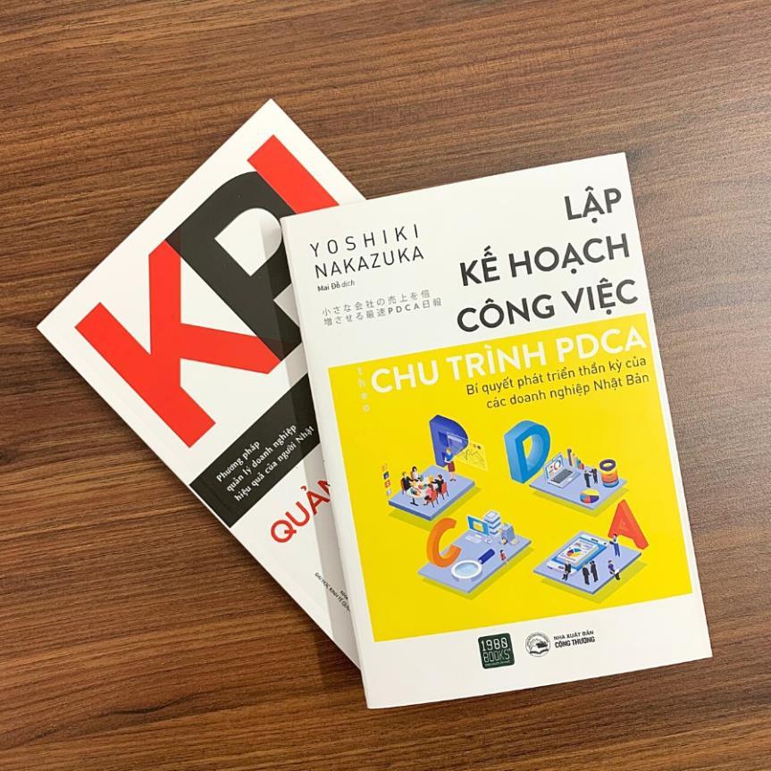 Combo 3 cuốn OKR + KPI + Lập Kế Hoạch Công Việc Theo Chu Trình PDCA - Bản Quyền