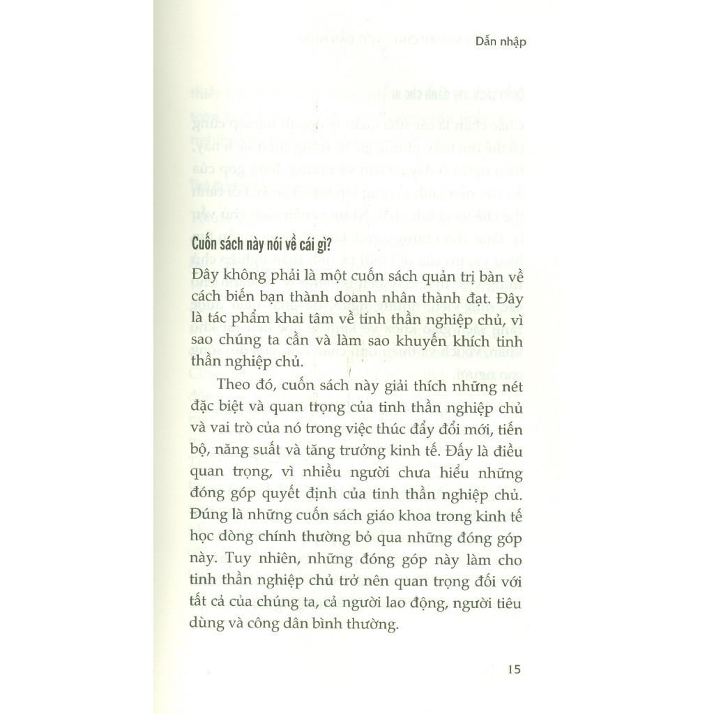 Tinh Thần Nghiệp Chủ - Một Dẫn Nhập - Bản Quyền