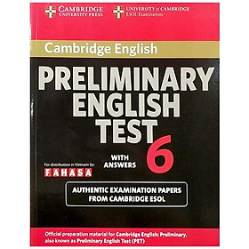 Cambridge Preliminary English Test 6 Student
