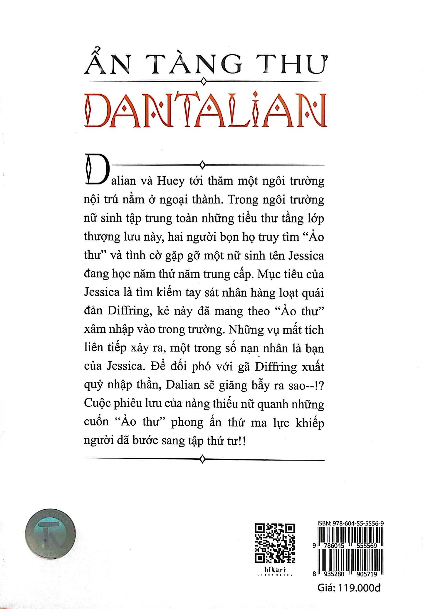 Ẩn Tàng Thư Dantalian 4 (Tặng Kèm 1 Bookmark)