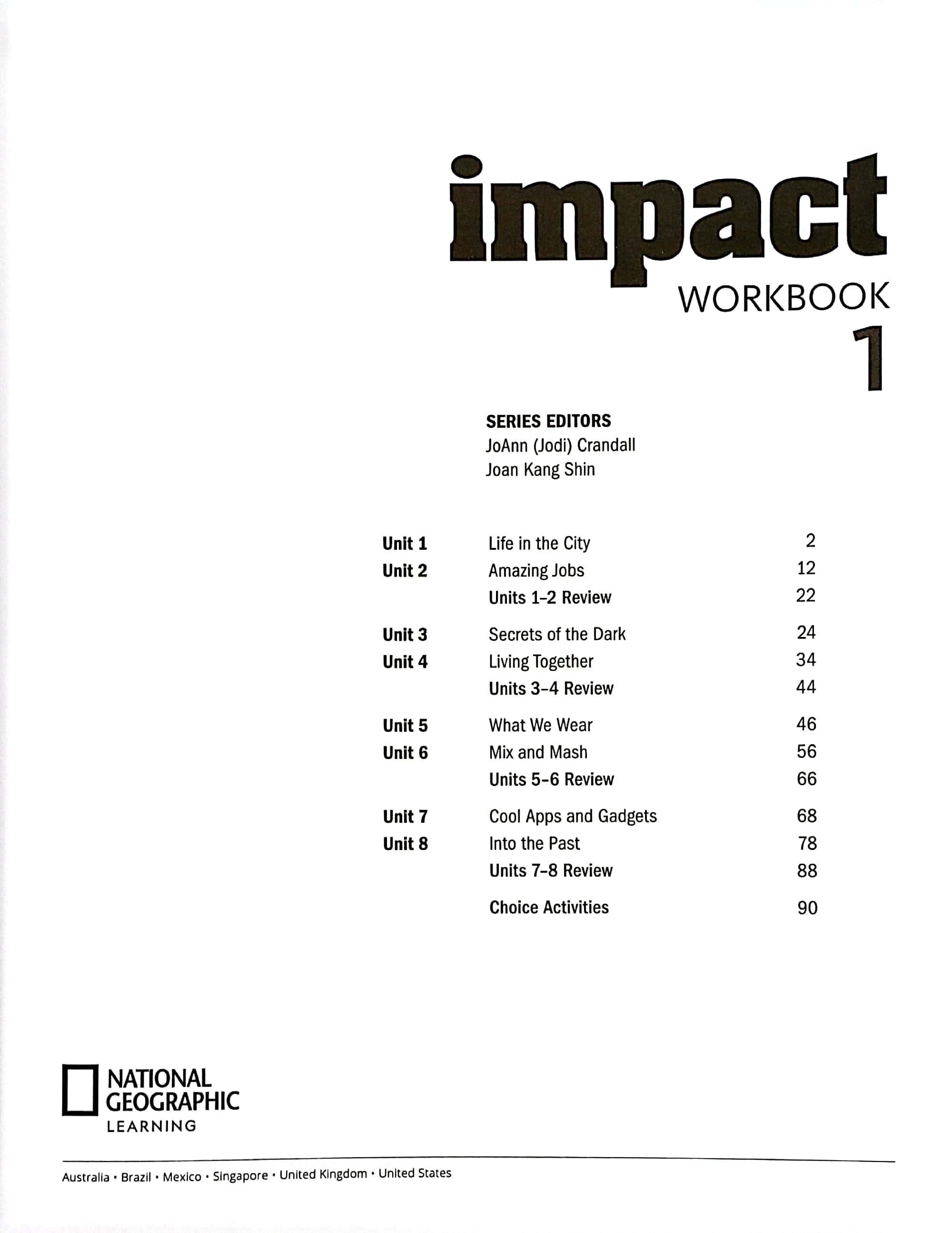 Impact British English 1: Workbook