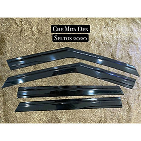 Vè che mưa xe Kia Seltos 2020- 2021- 2022 chỉ Inox và nhựa đen cao cấp