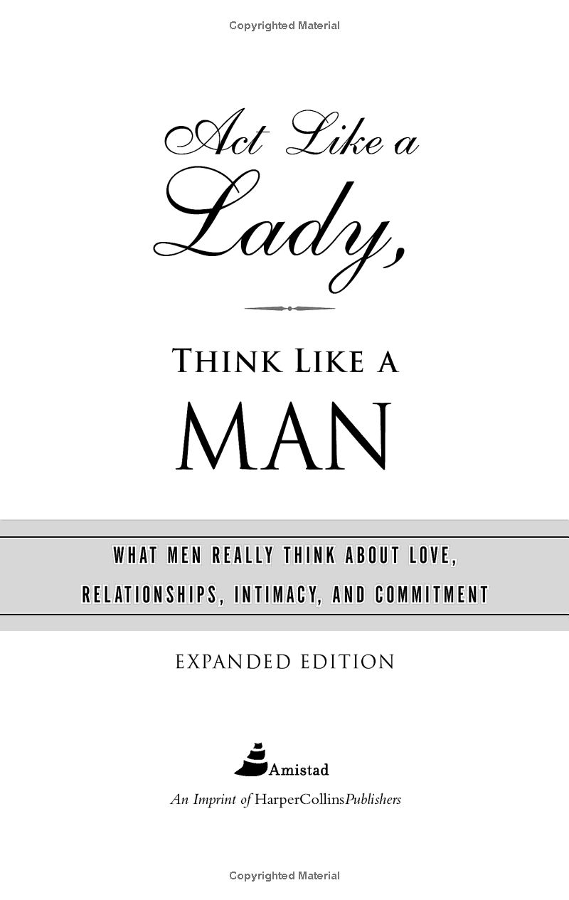 Act Like A Lady, Think Like A Man