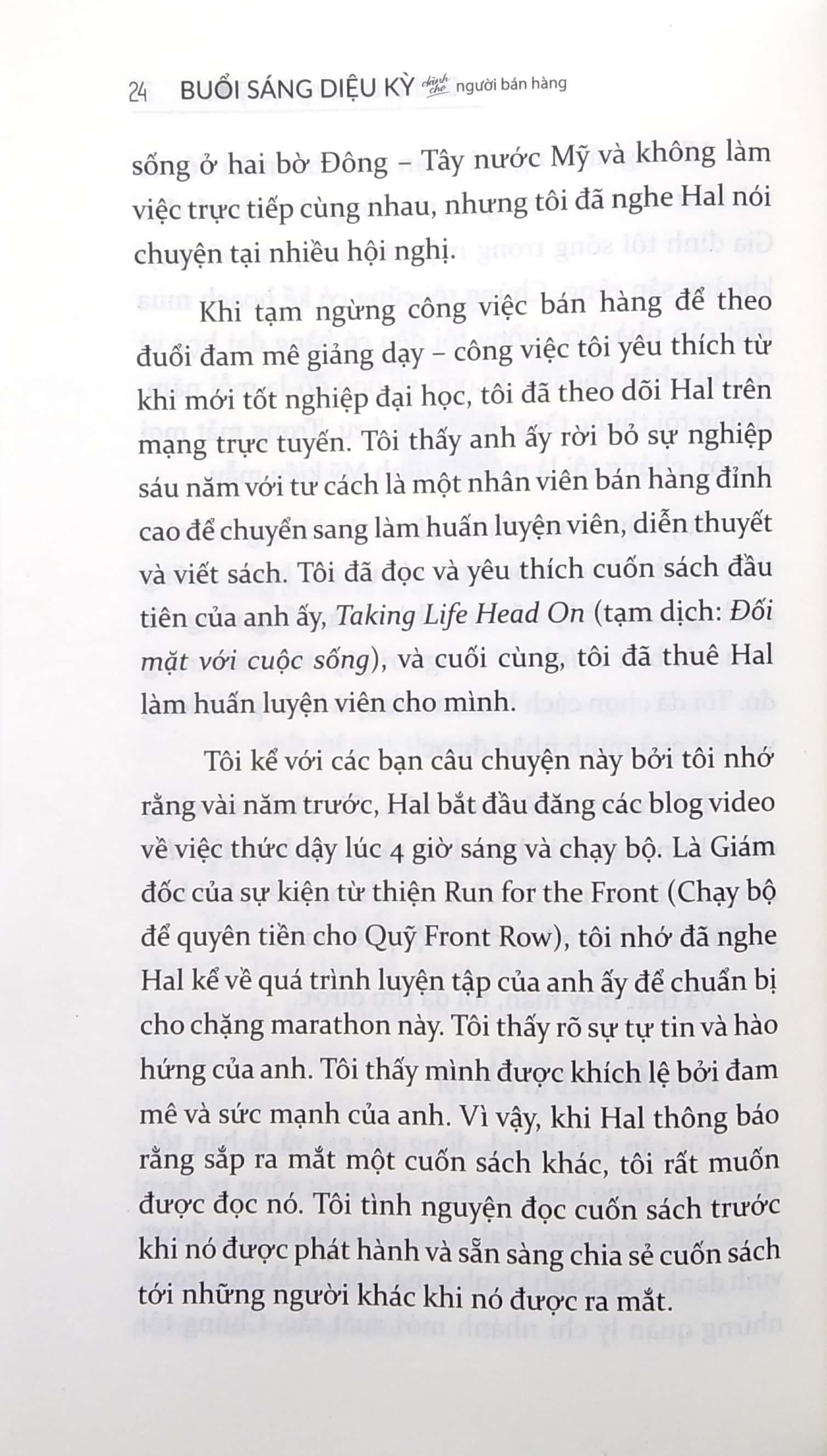 Buổi Sáng Diệu Kỳ Dành Cho Người Bán Hàng