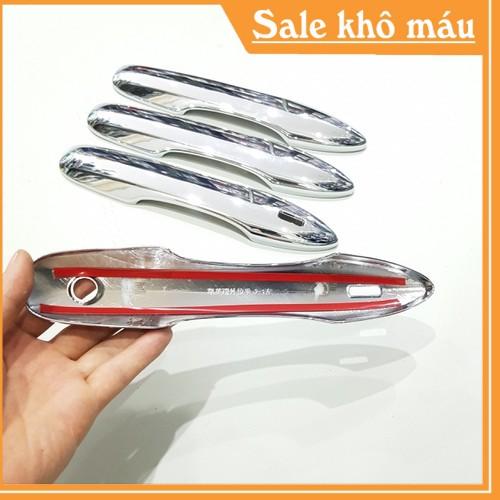 Bộ ốp tay nắm cửa, hõm cửa dành cho Toyota Corolla Cross mạ Crom