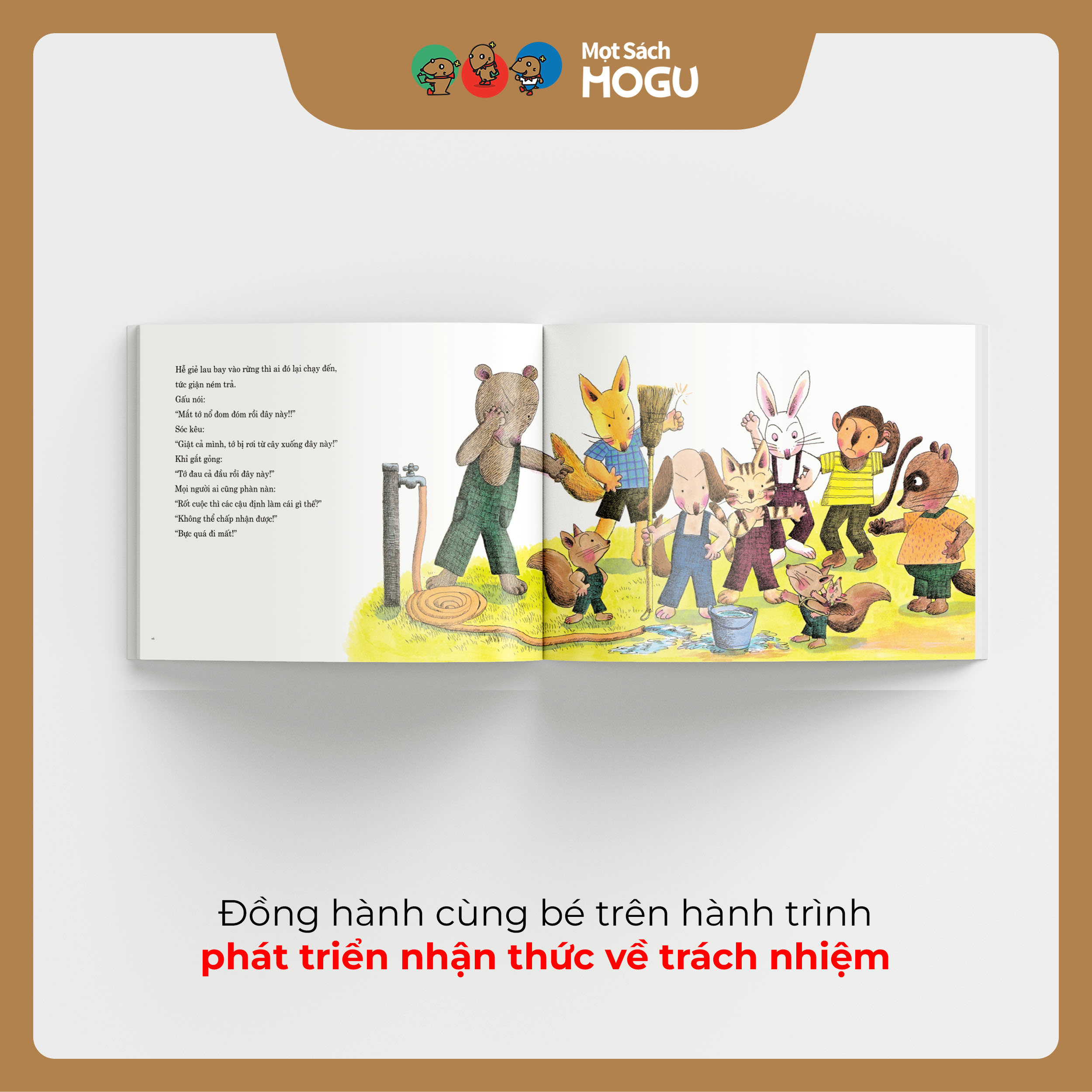 Truyện Ehon bé 3-4-5 tuổi - Dọn bùn