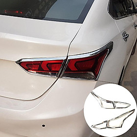 Ốp viền đèn pha, hậu cho xe Hyundai Accent 2018- 2020- 2021 mạ crom cao cấp