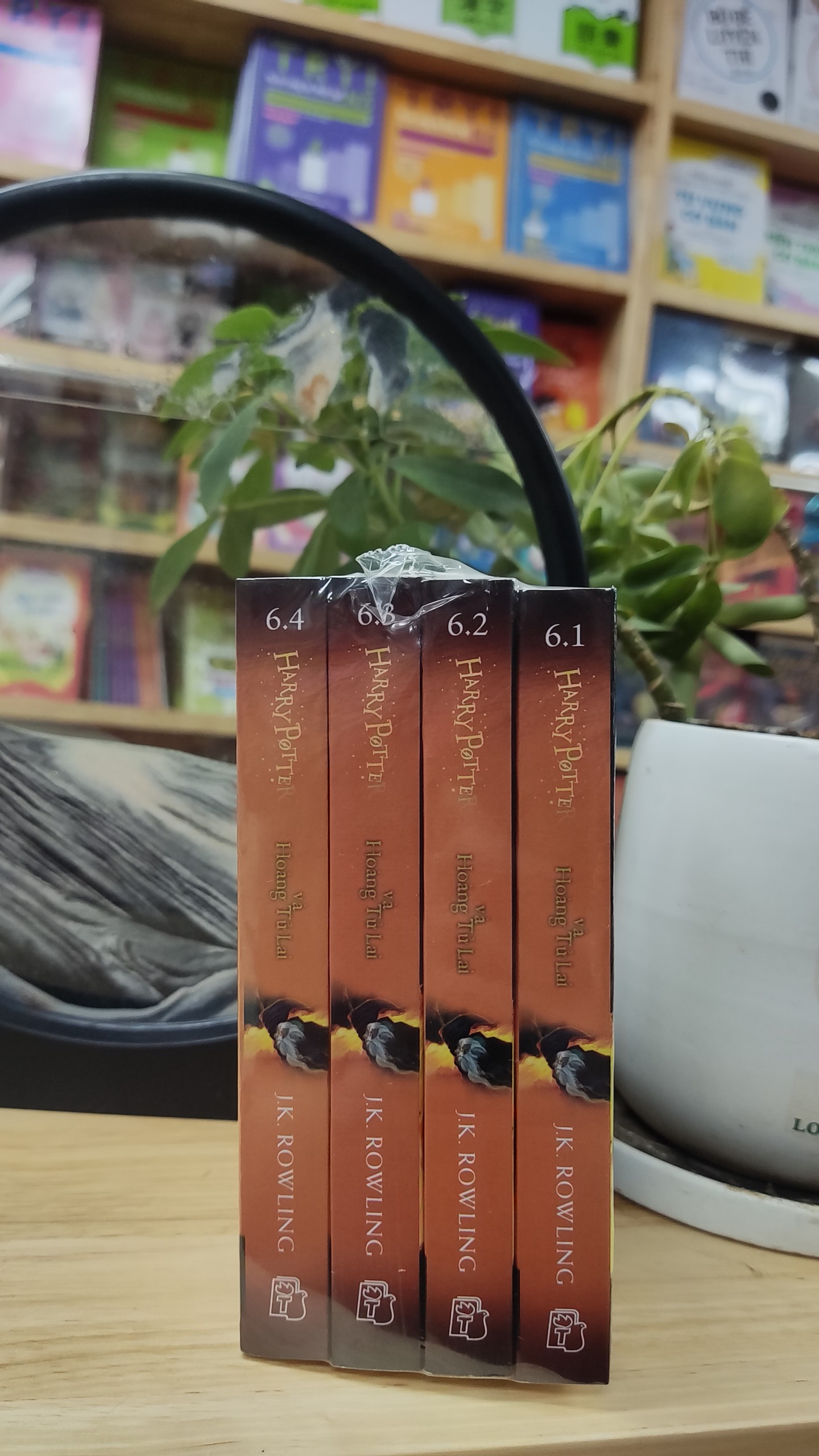 Sách - Harry Potter và Hoàng Tử Lai - Tập 6 (set 4 cuốn) - khổ nhỏ