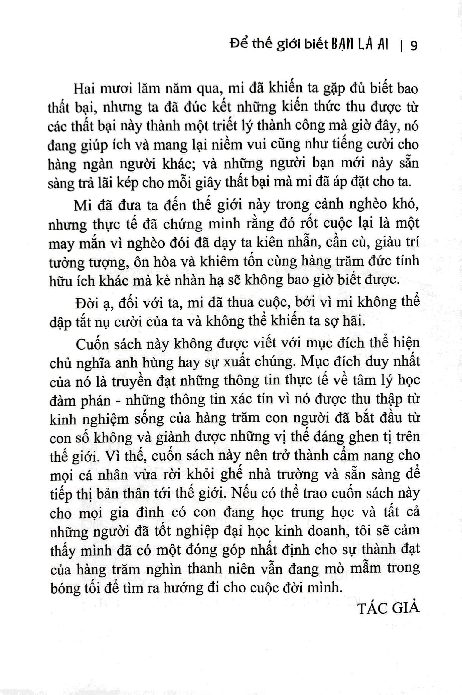 Để Thế Giới Biết Bạn Là Ai - How To Sell Our Way Through Life