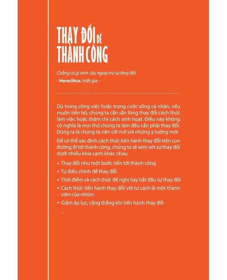 Tủ Sách Thành Công Của Dale Carnegie - Thay Đổi Để Thành Công