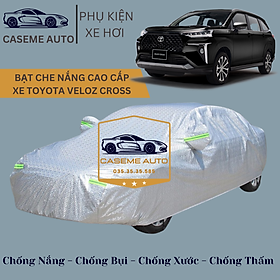 [TOYOTA VELOZ CROSS] Bạt phủ xe ô tô tráng nhôm cao cấp dành cho xe TOYOTA VELOZ CROSS , 3 lớp chống nóng, chống thấm, chống bụi - Hàng Chính Hãng