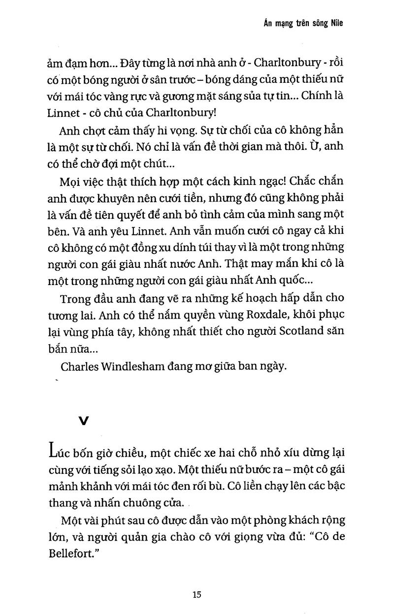 Án Mạng Trên Sông Nile (Agatha Christie)(Tái Bản)