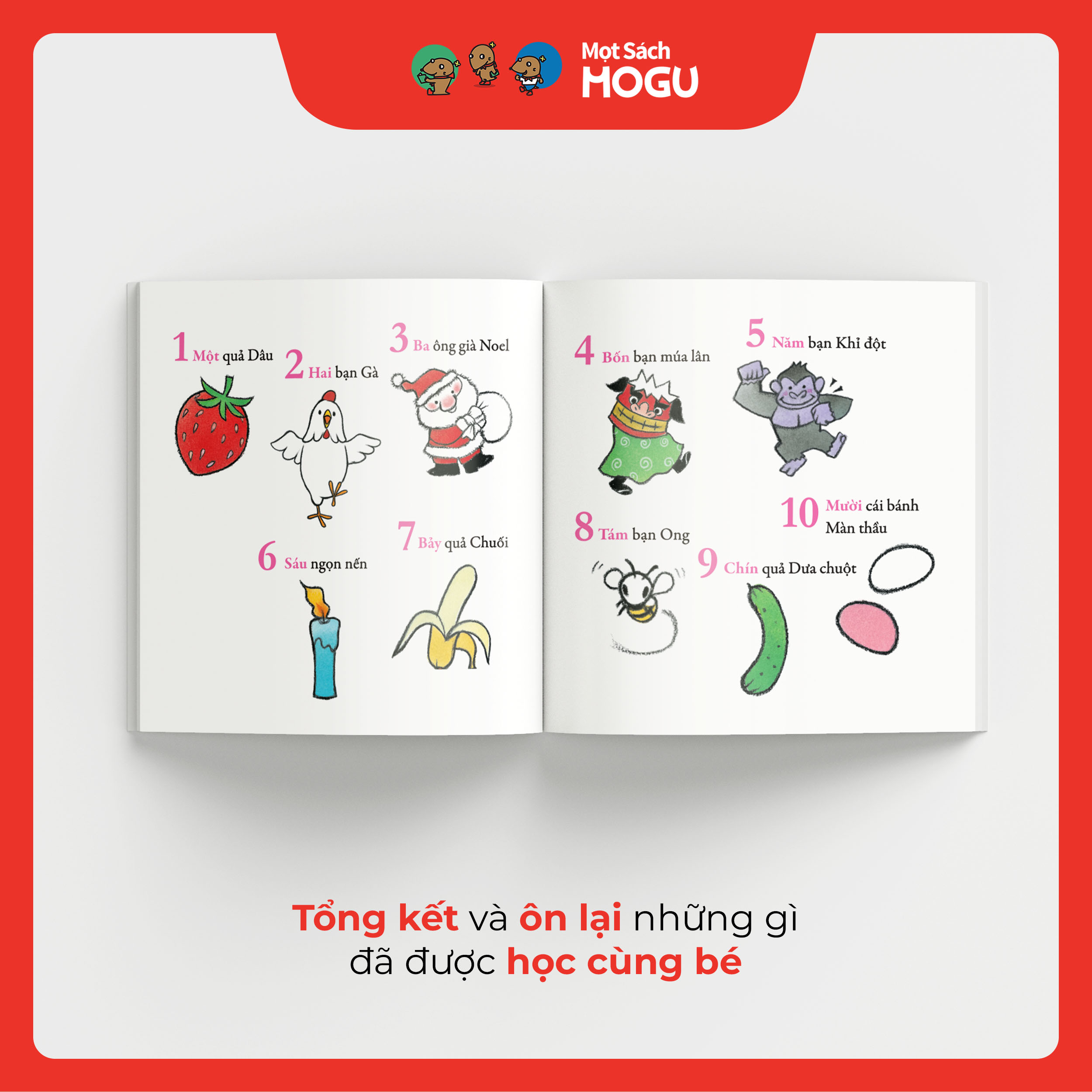 Truyện Ehon bé 1-2-3 tuổi - Bài thể dục đếm số của Gấu Trúc