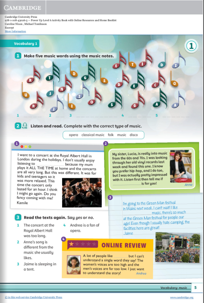Power Up Level 6 Activity Book With Online Resources And Home Booklet
