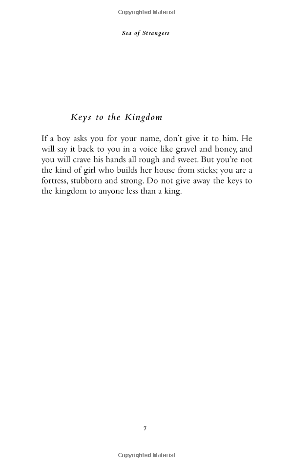 Sea Of Strangers: Poetry & Prose