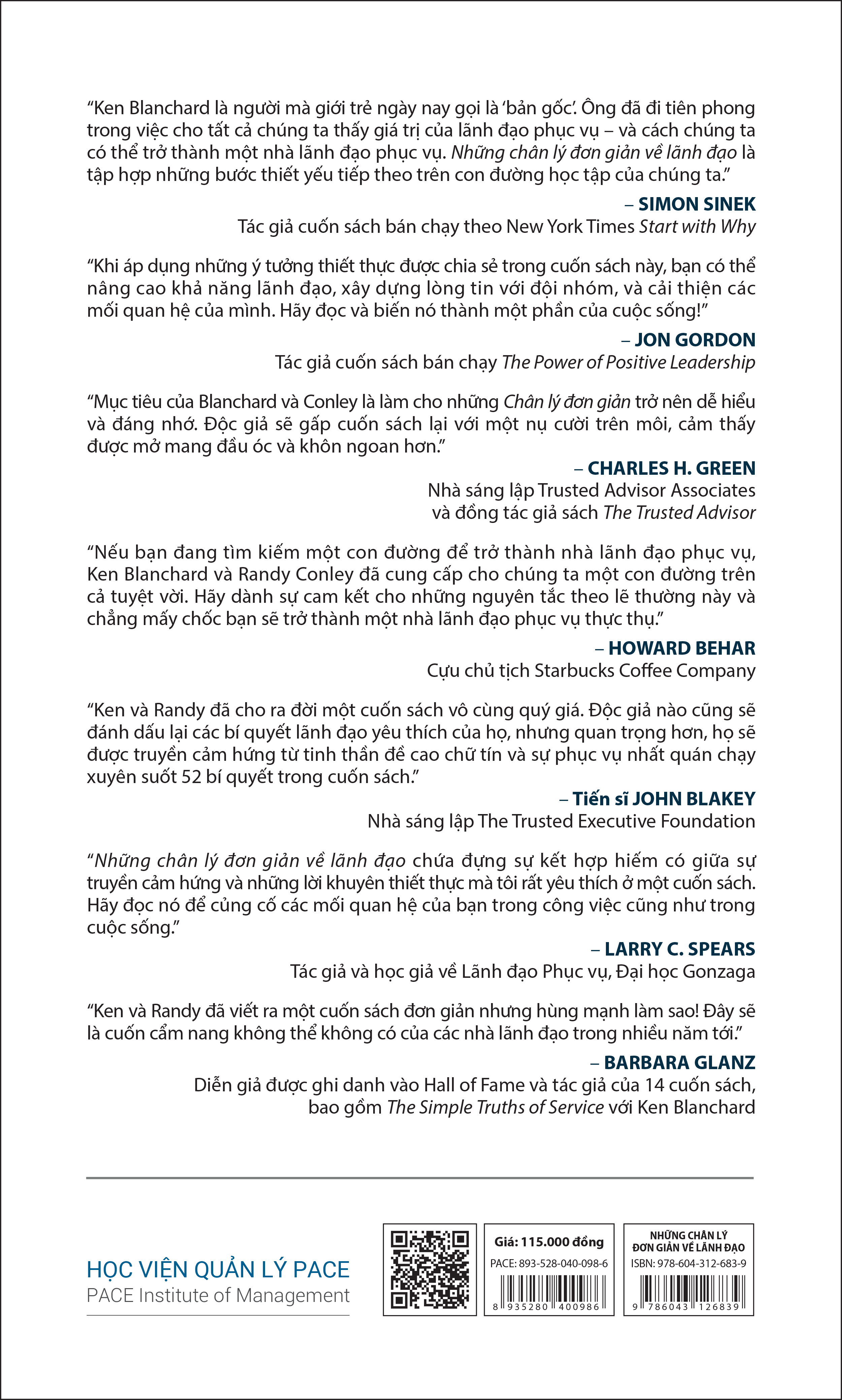 Những Chân Lý Đơn Giản Về Lãnh Đạo (Simple Truths of Leadership) - Ken Blanchard và Randy Conley - PACE Books