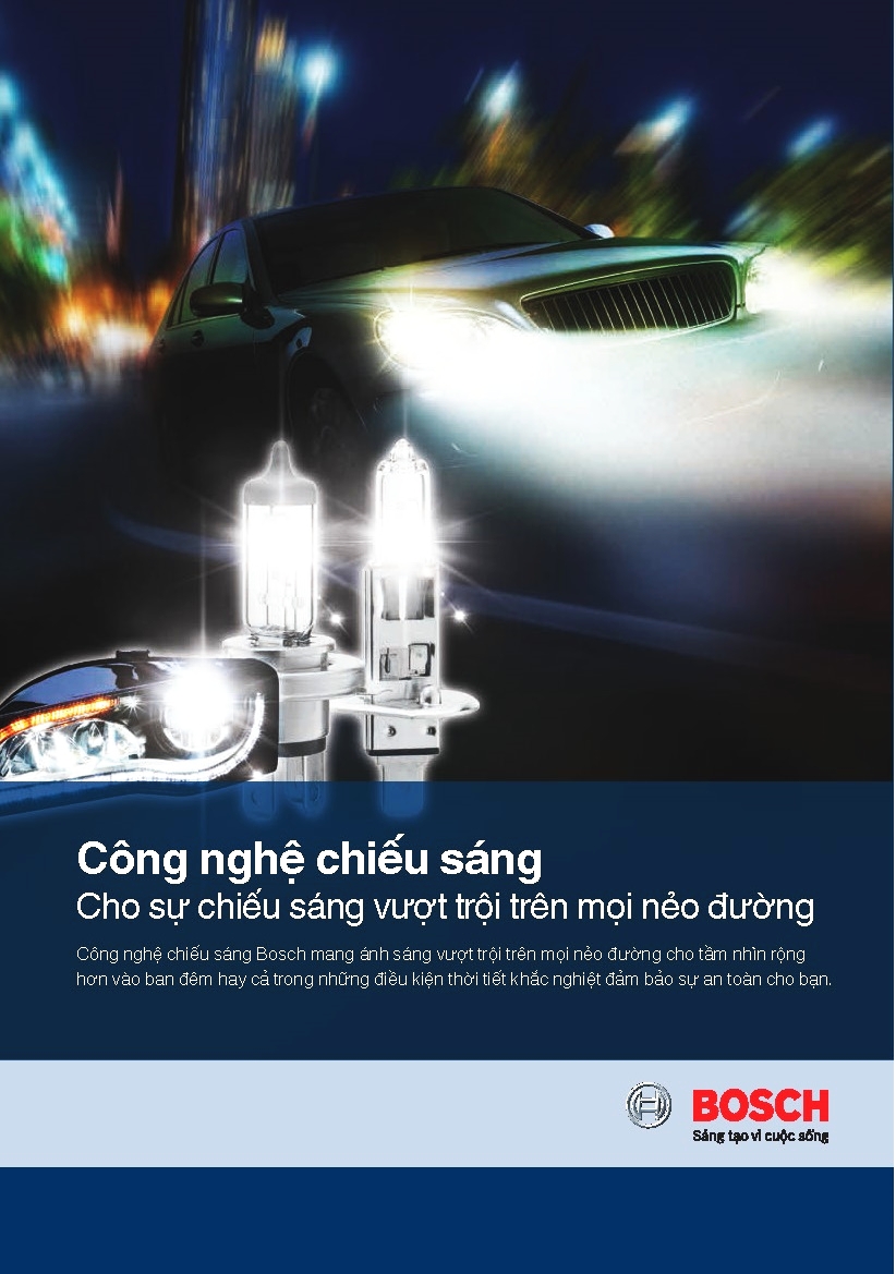 Bóng Đèn Tăng Sáng Bosch H1 12V 55W Fusion Bright 3300K (Hộp 2 Bóng)