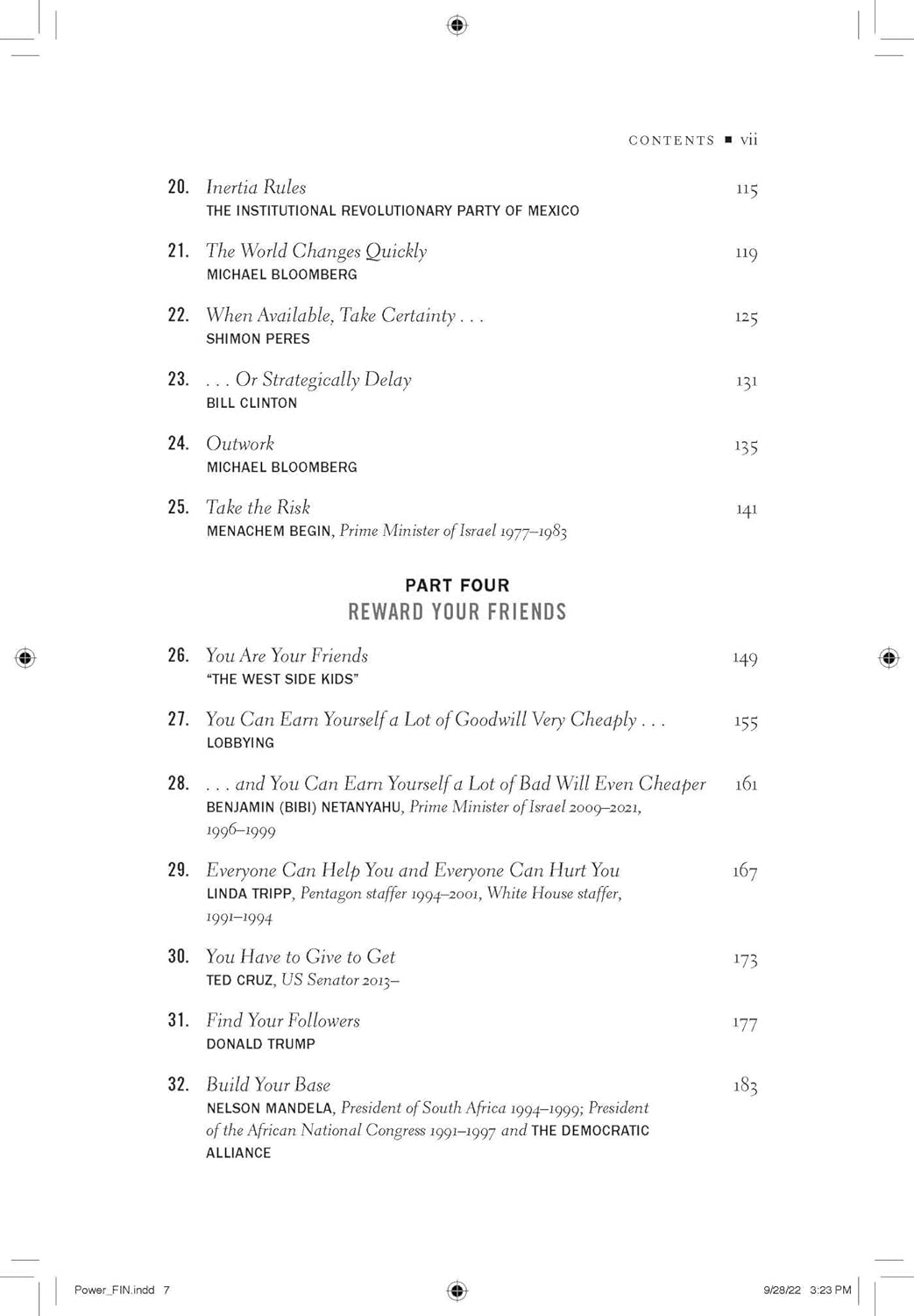 Sách Ngoại Văn - Power: The 50 Truths - The Definitive Inside