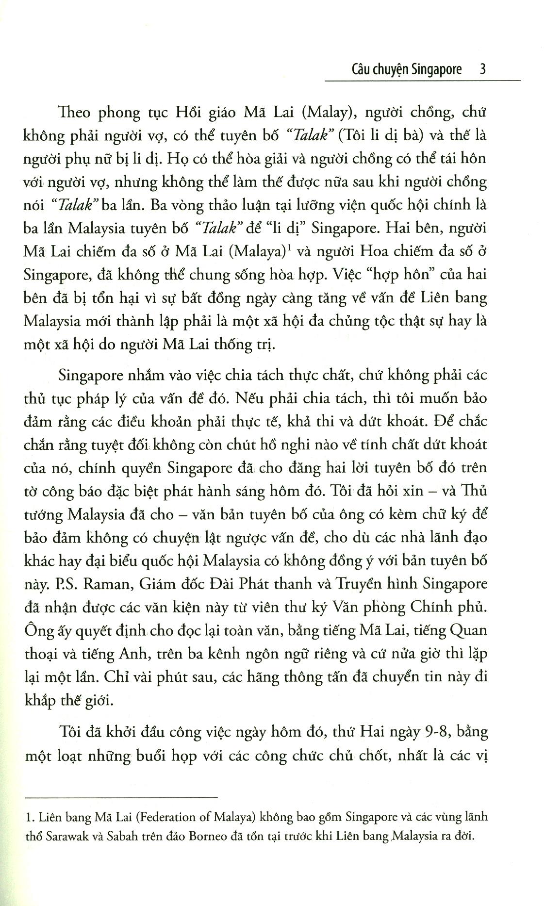 Hồi Ký Lý Quang Diệu - Tập 1: Câu Chuyện Singapore (Tái Bản 2023)
