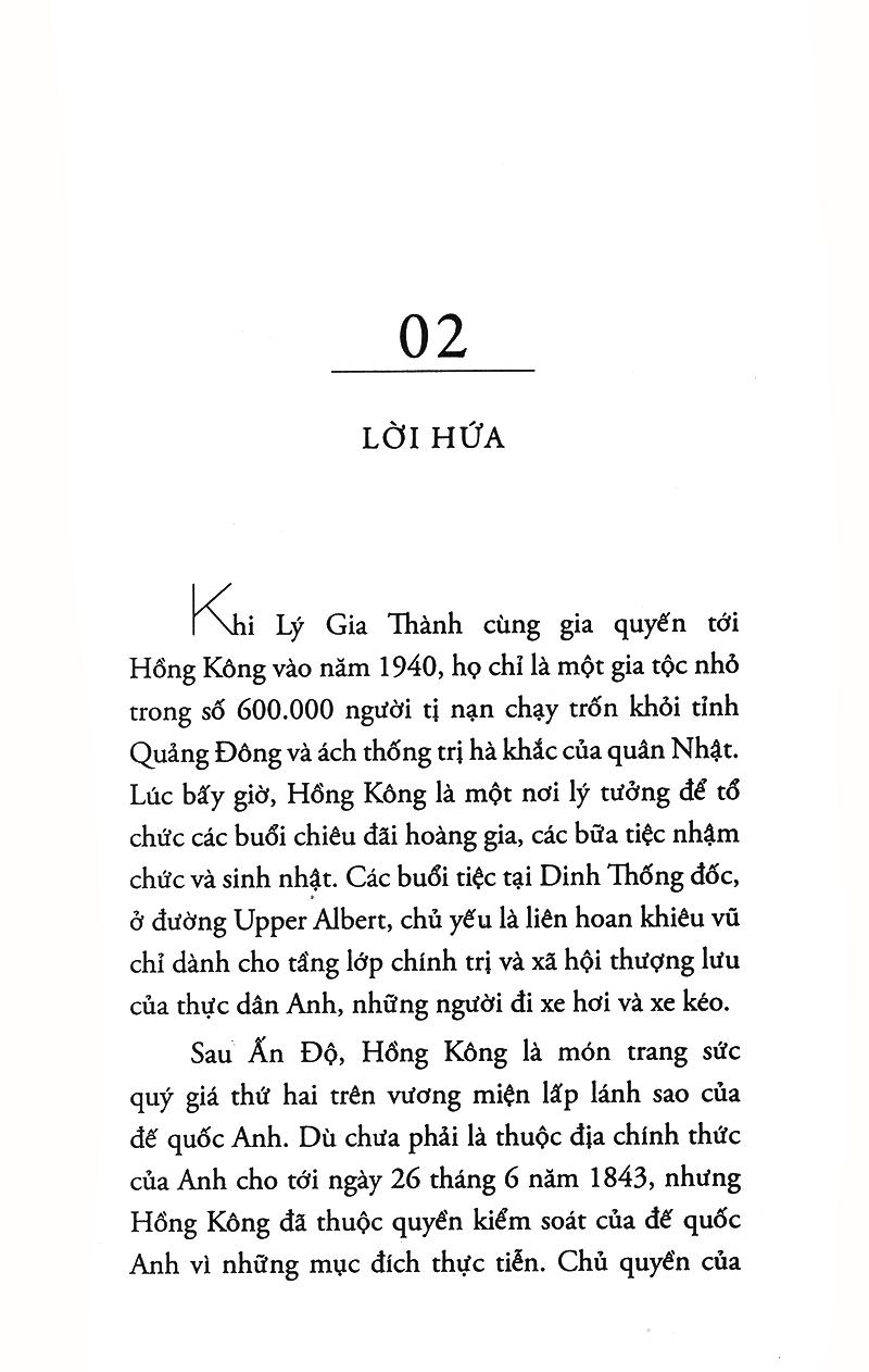Lý Gia Thành – “Ông Chủ Của Những Ông Chủ” Trong Giới Kinh Doanh Hồng Kông (Tái Bản)