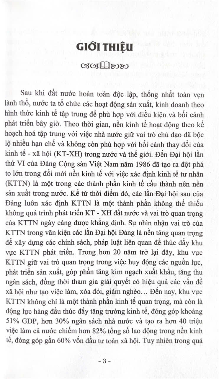 Sách Chuyên Khảo Kinh Tế Tư Nhân Tại Việt Nam Hiện Trạng và Định Hướng Phát Triển