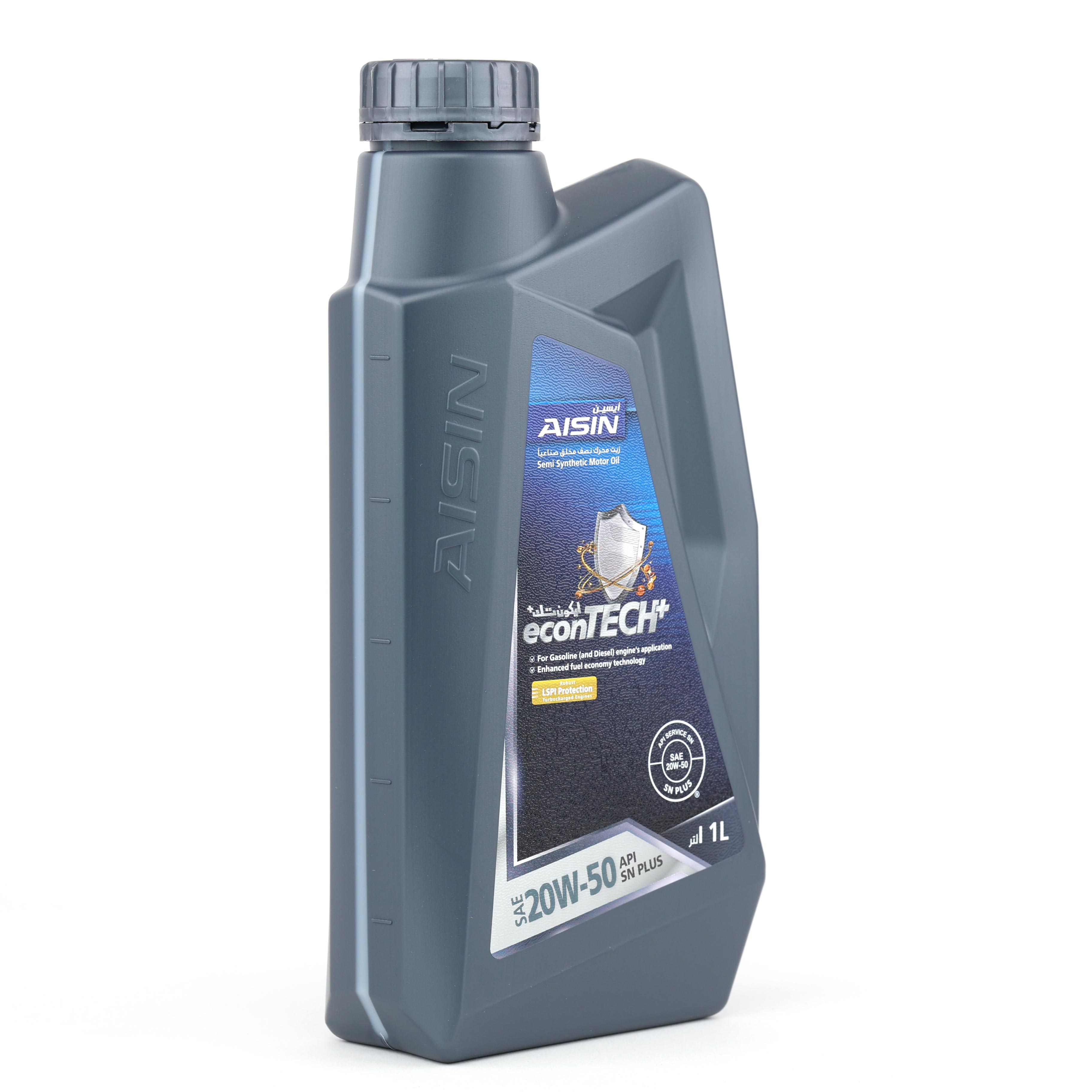 Nhớt Động Cơ AISIN ESSNP2051P 20W-50 SN Plus Econtech+ Semi Synthetic 1L