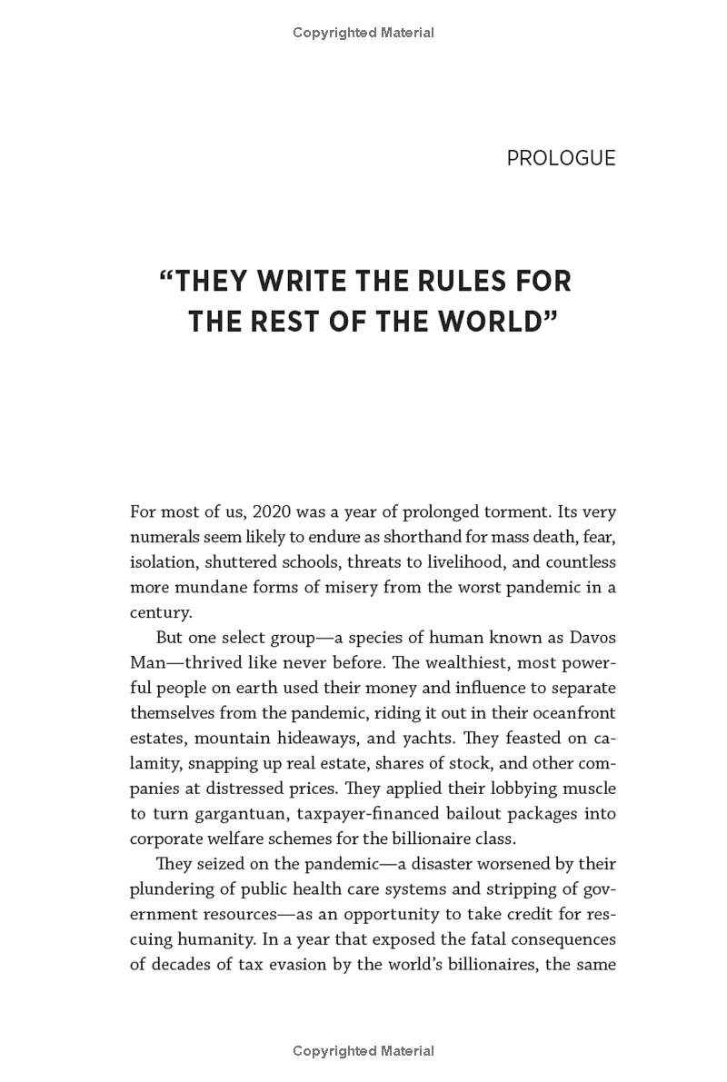 Davos Man: How The Billionaires Devoured The World