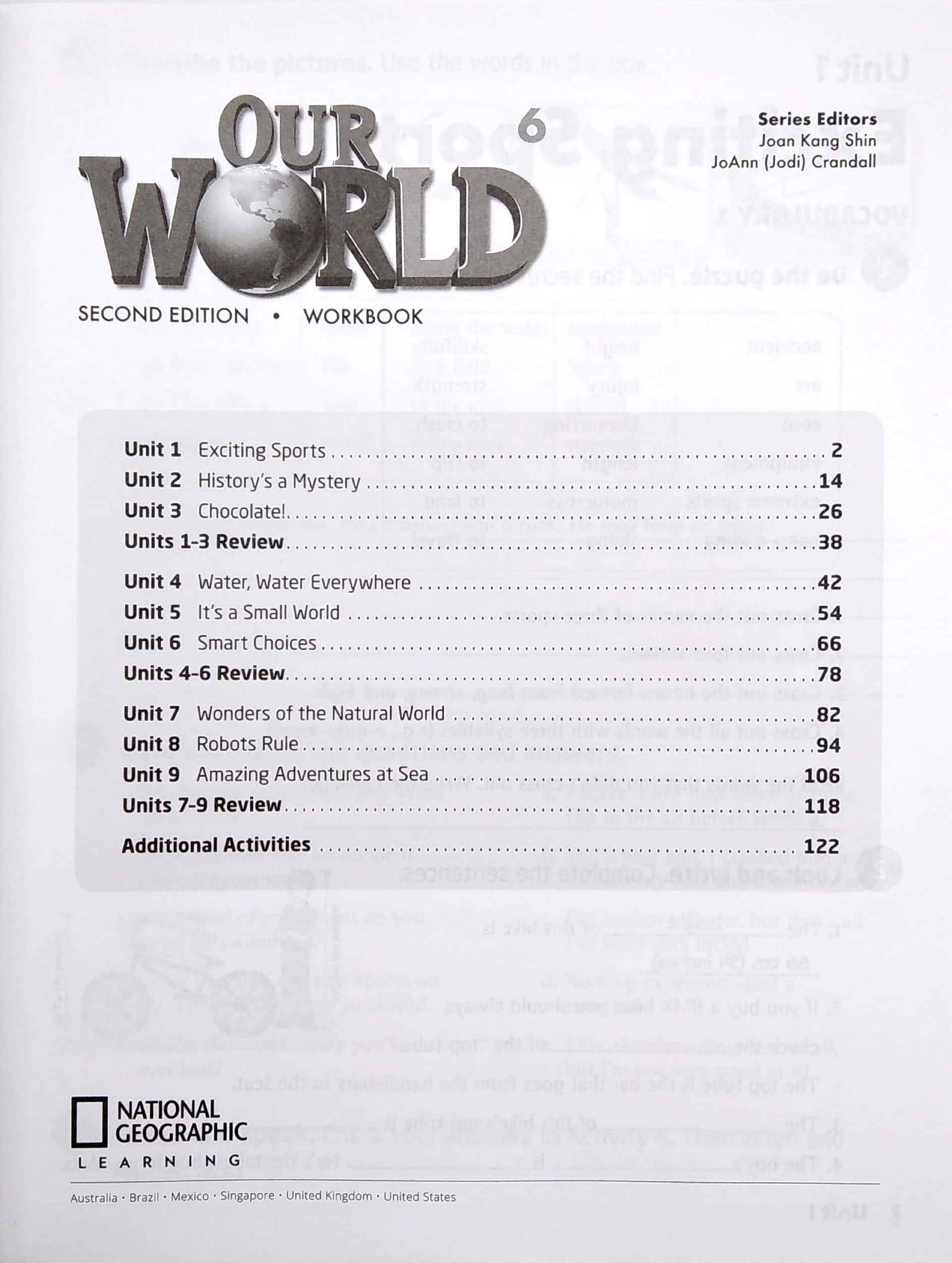 Our World 6: Workbook