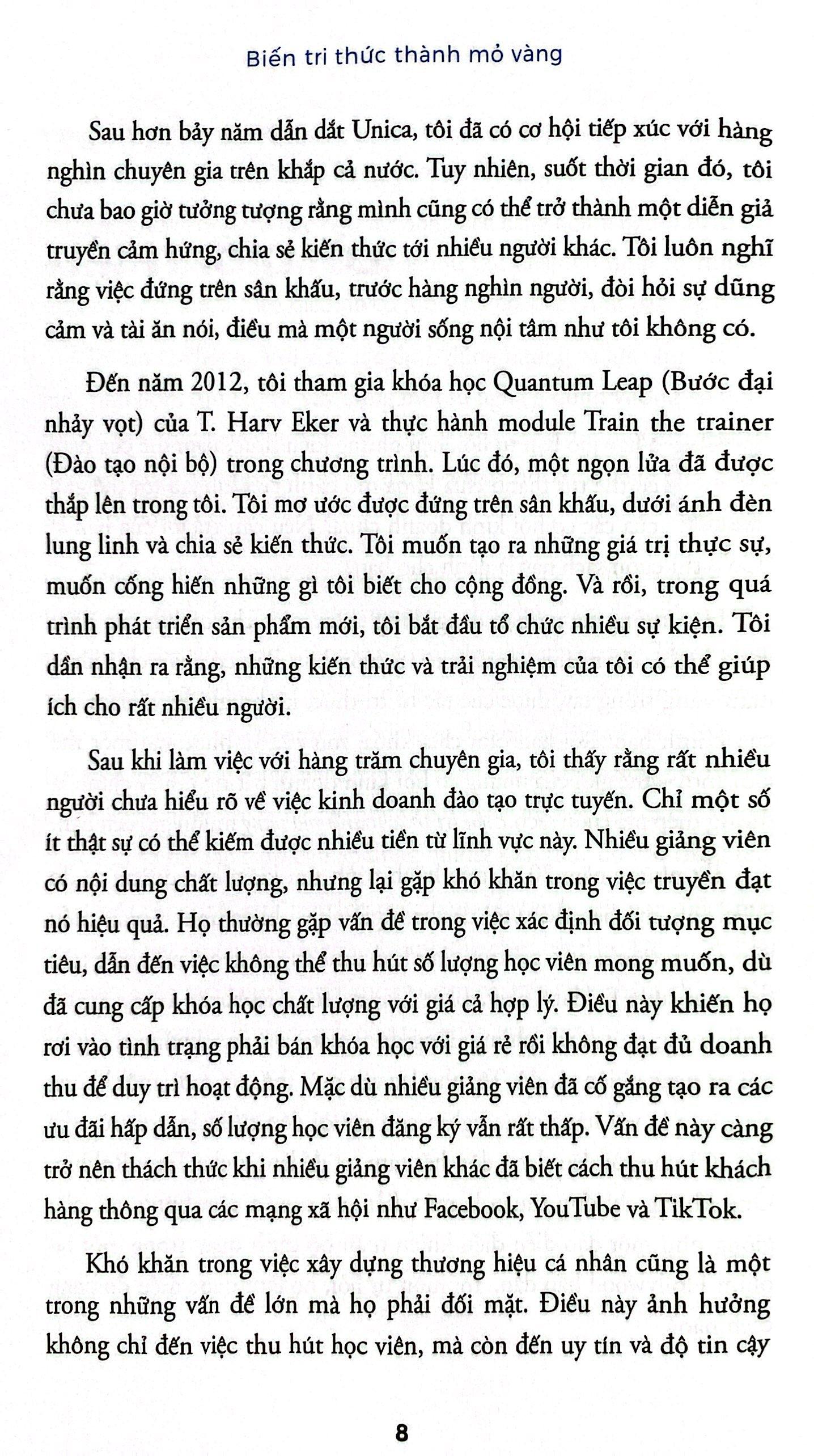 Biến Tri Thức Thành Mỏ Vàng