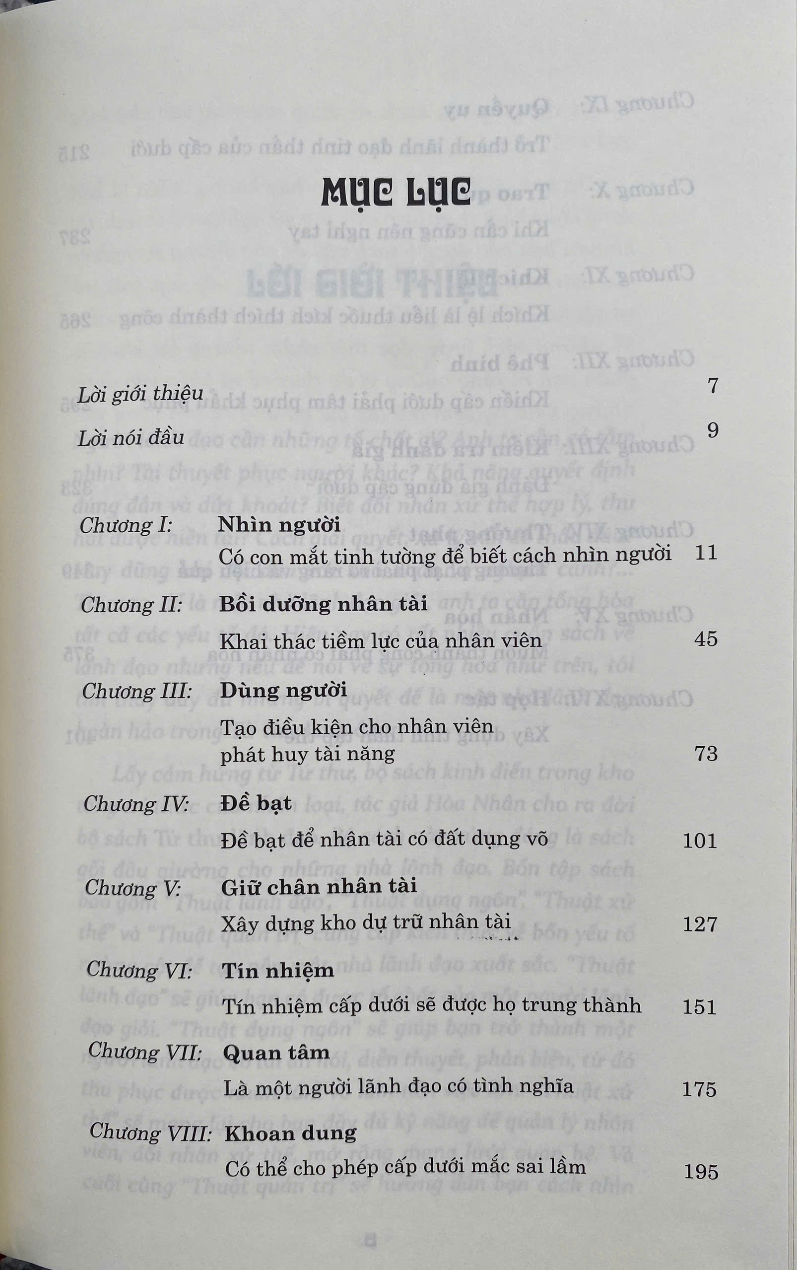 Tứ Thư Lãnh Đạo - Thuật Quản Trị