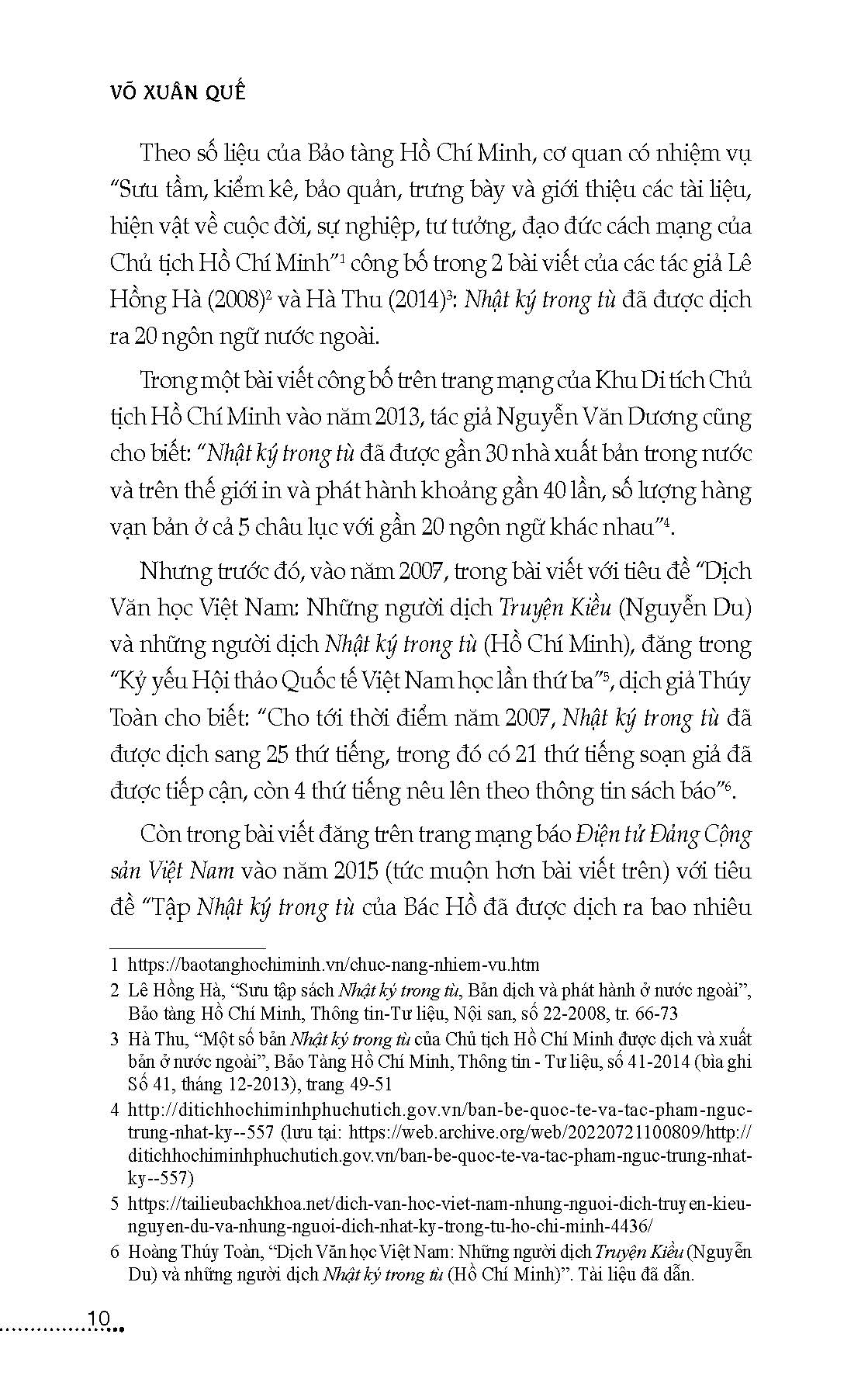 Nhật Ký Trong Tù Bằng Tiếng Nước Ngoài