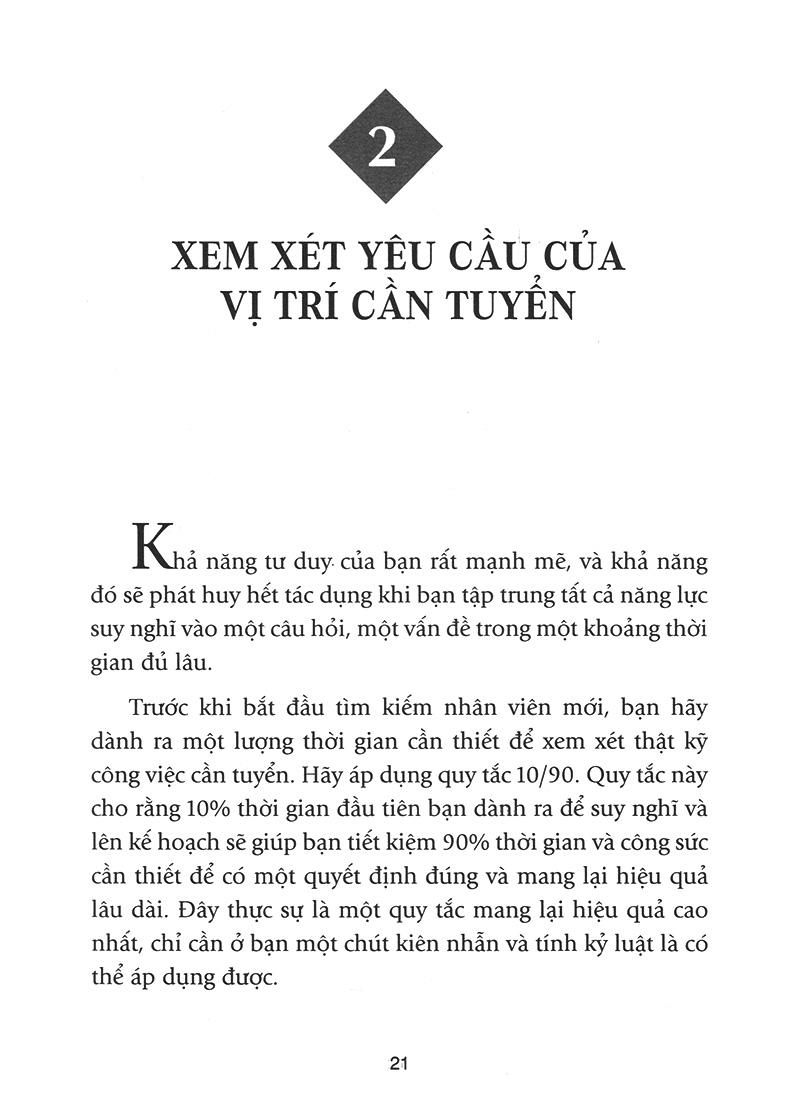 Bí Quyết Tuyển Dụng & Đãi Ngộ Người Tài (Tái Bản)