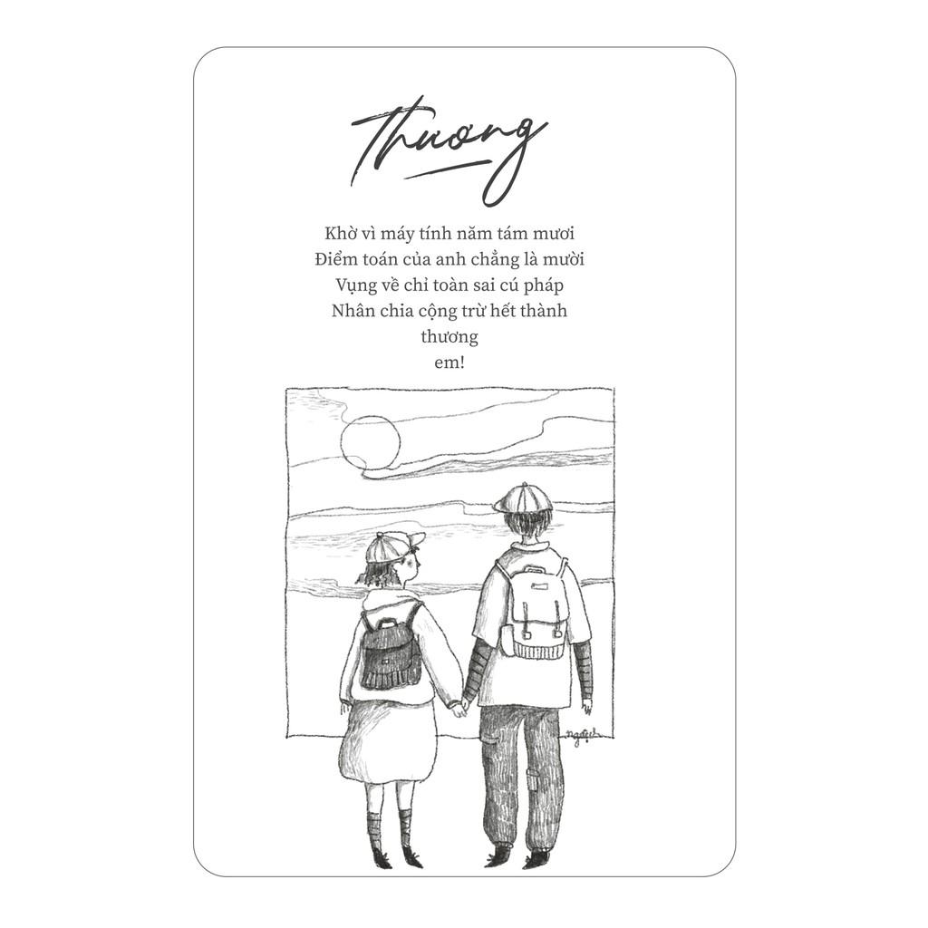 Tập thơ - Thương - Sách chữ ( tặng kèm bookmark Sáng Tạo )