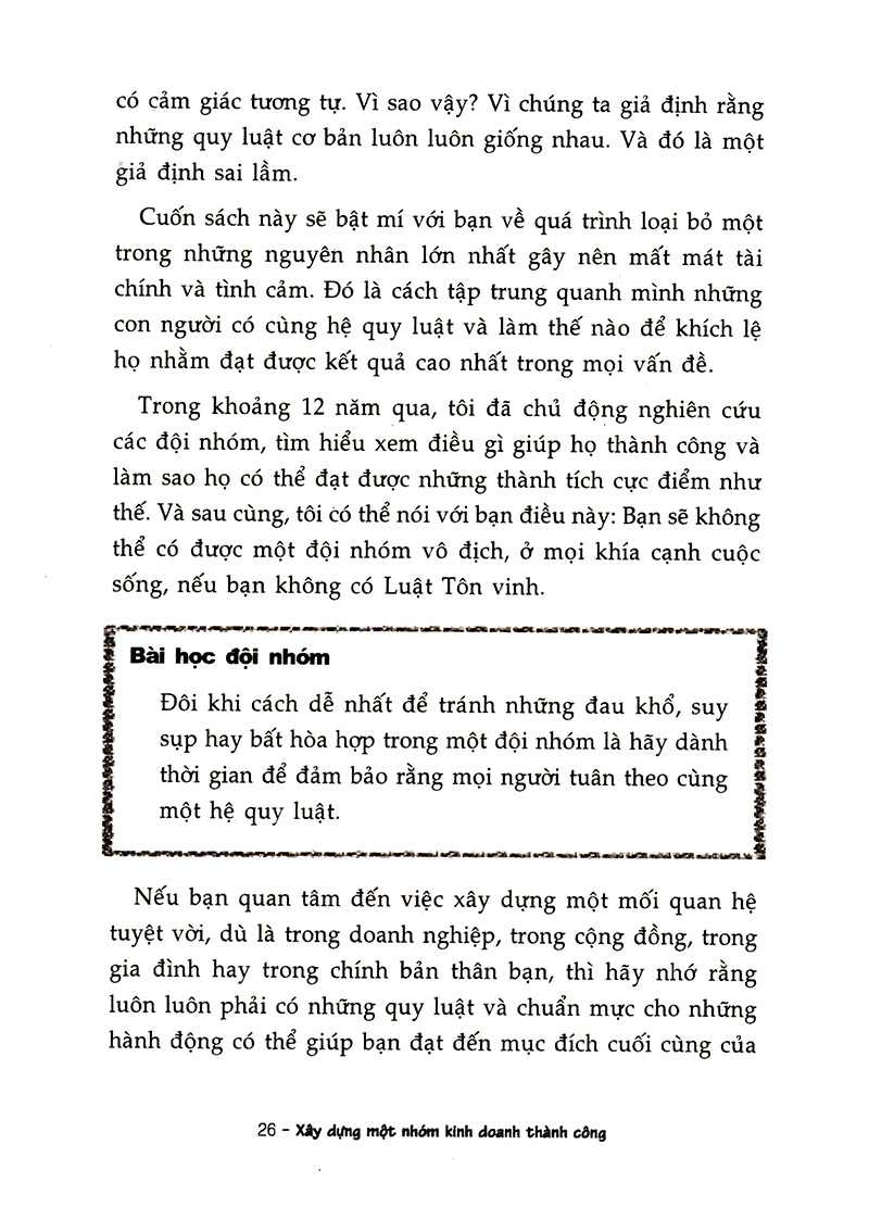 Xây dựng một nhóm kinh doanh thành công