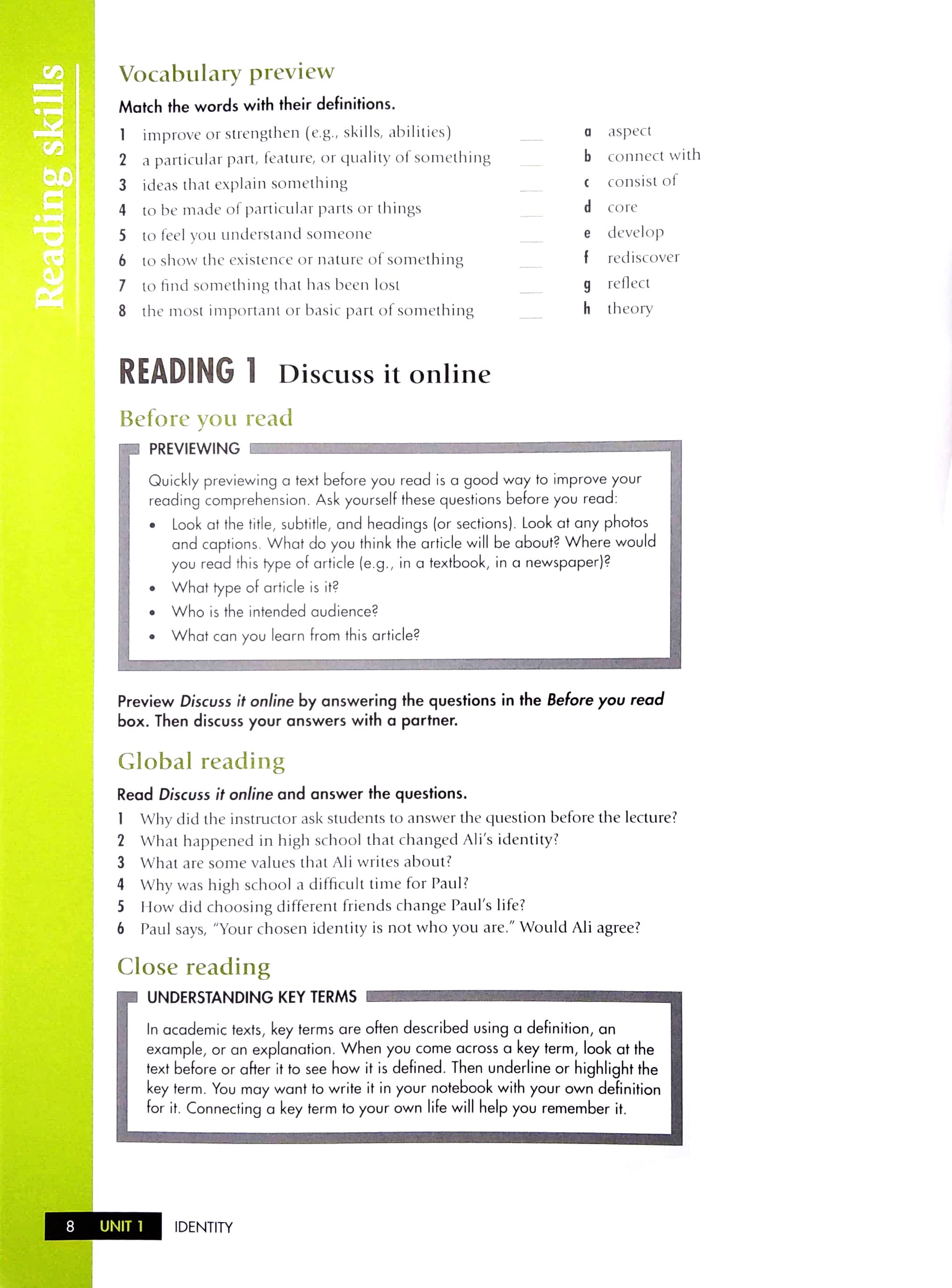 Skillful Level 3 Reading & Writing Student